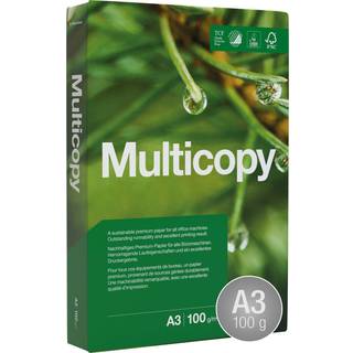 Multicopy A3 kopipapir 100g hvid 500ark