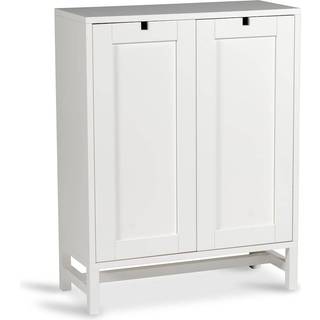 Mavis Falsterbo Cabinet Covered Doors 90 Cm White Lacquer - Skabe & Vitrineskabe Birk Hvid - 1E97309T