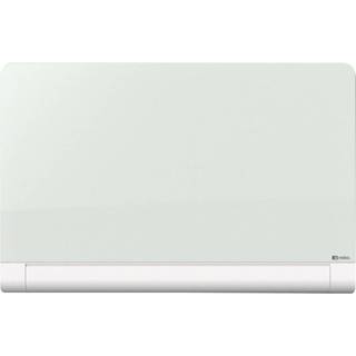 Nobo Diamond glastavle runde hjørner 100x56cm hvid