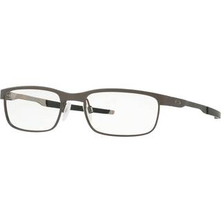 Oakley Mand OX3222 STEEL PLATE 322202 Vista -rammer Metal Grå Transparent Firkantet Normal