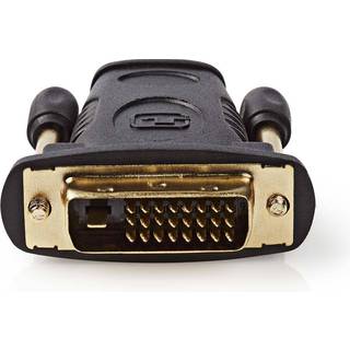 Valueline High Speed Hdmi Med Ethernet Adapter HDMI Hun - DVI-D 24 + 1-Pin Hun Sort