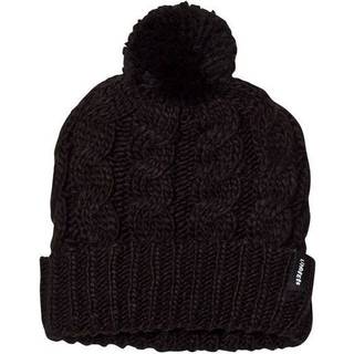 Lindberg Limmared Kabelstrikket Hat Sort 44/48 cm    44/48 cm  Unisex