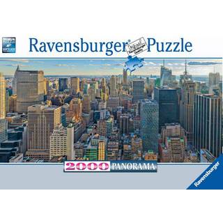 Ravensburger Pappuslespil - Udsigten Over New York - 2000 brikker - Fra 14 år