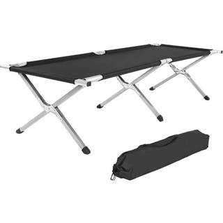2 Feltsenge i aluminium - sort