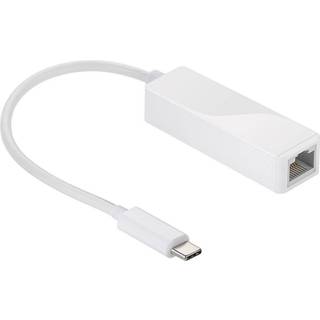 Luxorparts Gigabit-netværkskort USB-C - Hvid