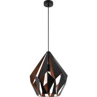 Eglo Carlton pendel Ø38,5 cm sort/kobber