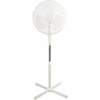 Gelia 4000007781 Ventilator hvid, på teleskopisk stativ