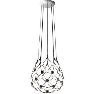 Luceplan Mesh Pendel Ø55 Sort 1 Meter