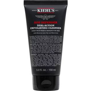 Kiehl's age defender dual-action exfoliating cleanser daily face wash & masque for men 150ml