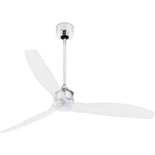 Just Fan M loftventilator, krom/transparent