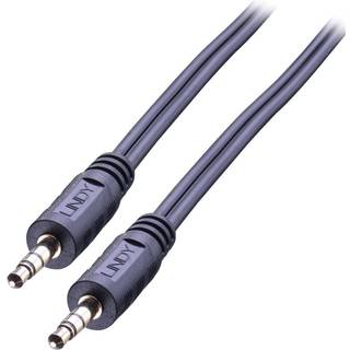 LINDY Audiokabel Stereo 3.5mm/3m  3,5 mm-Klinke m/m, vergoldet