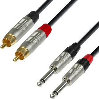 Adam Hall Cables 4Star Stereo Jack/Phono 3 meter