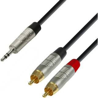 AH Audio Cable REAN 3.5 mm Jack stereo to 2 x RCA male 6 m - K4 YWCC 0600