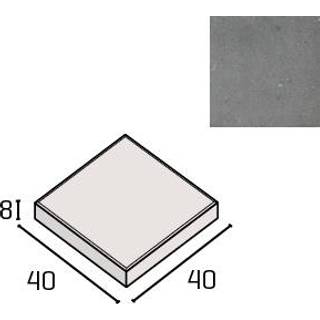 IBF Modulfliser Sort/antracit - 8x40x40cm