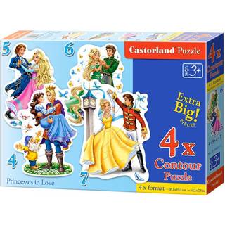 Princesses in Love,Puzzle 4+5+6+7 Teile