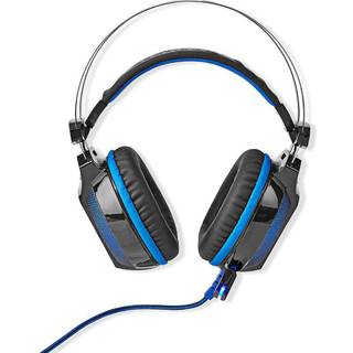 Nedis - Gaming Headset | Over-Ear | Surround | USB Type-A | Bøjeligt & Udtrækkelig Mikrofon | 2.10 m | Normal Belysning - GHST500BK