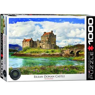 Eilean Donan Slot i Skotland - 1000 brikker