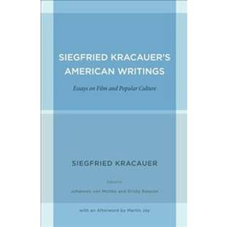 Siegfried Kracauer's American Writings