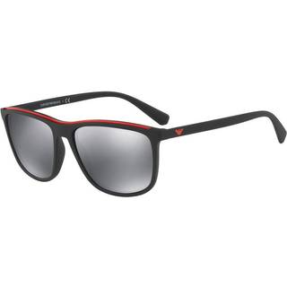 Emporio Armani EA4109 50426G 57 Solbriller Mænd Black - Matte Black - 57mm