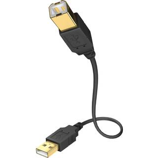 Inakustik Premium USB 2.0 kabel (USB A B) | 2 meter