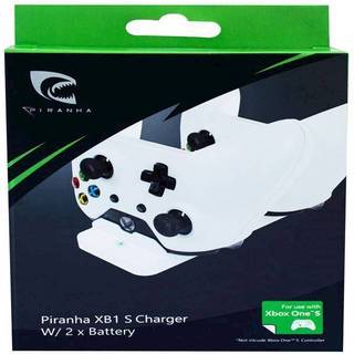 Piranha Xbox One S USB opladerdock - hvid