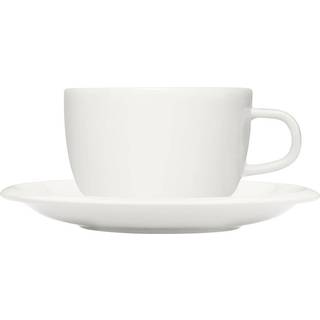 Raami kaffekop med fad, hvid