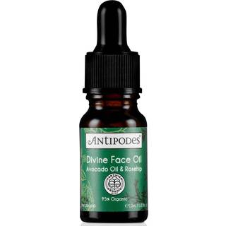 Antipodes Divine Face Oil Rosehip & Avocado Oil Beskyttende serum Plejer huden mod de første alderstegn 10 ml - 10 ml