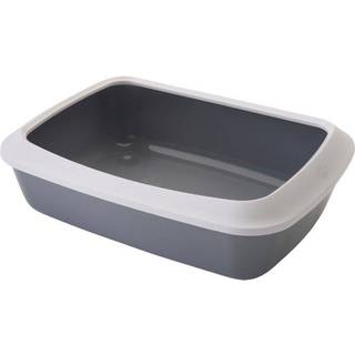 Savic Iriz Kattebakke Med Kant Cold Grey - 42x30x10 cm
