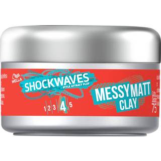 Wella Styling Wella Shockwaves Ultra Effective Go Mate Clay Wax 75 ml