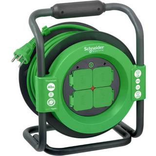 Thorsman kabeltromle 40m ho7rnf 3g1,5 sort/grøn
