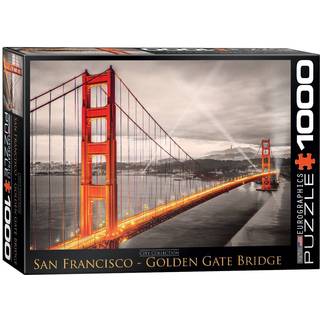 Eurographics San Francisco Golden Gate Bridge Puzzle (1000-stykke) (6000-0663) Sort