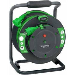 Schneider Havetromle 37+3m 2g1,0mm Ho5vvf Sort-grøn - Imt33152