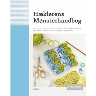 Bog: Hæklerens Mønsterhåndbog Forfatter: Betty Barnden ISBN: 9788740655261 Indbinding: Hardback Sider: 256 sider.