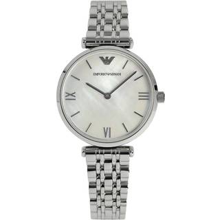 Emporio Armani Gianni T-bar Silver Dameur AR1682