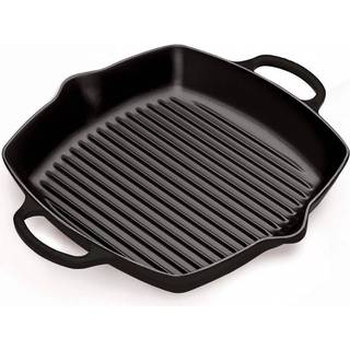 Le Creuset Grillpfanne Signature Quadratisch Gusseisen Schwarz 30cm