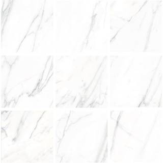 Marmor Klinker Florens Carrara Vit Polerad 60x60 cm