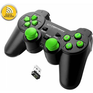 Esperanza GLADIATOR - Black/Green - Wireless Controller - PC