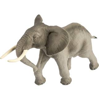 Safari Ltd. African Bull Elephant Figurine - Realistic 7.6 """" Wildlife Figure - Education Toy for Boys Girls and Kids Ages 3