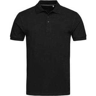 Stedman Lux Short Sleeve Polo - Black - Large