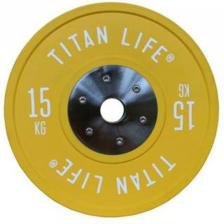 Titan Life PRO Titan Elite Bumper Plates 50 mm Vægt 15 kg