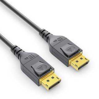 PURELINK PureInstall Displayport 1.4 kabel, 2,0m, 8K@60Hz, 32.4 Gbps, sort, Displayport: Han - Displayport: Han, 4K@120Hz