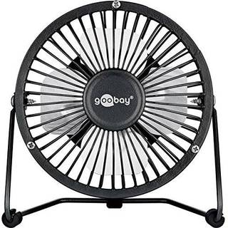 Goobay Desktop 8" USB Fan Silver - Sort