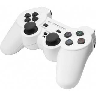 Esperanza EGG107W Gaming Controller Black, White USB 2.0 Gamepad Analogue / Digital PC, Playstation 3