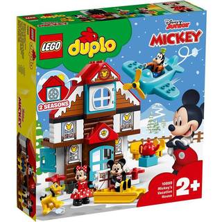 Lego Duplo Disney Mickey's Vacation House 10889 Toy House Building Set til sm?b?rn med Minnie Mouse Goofy Pluto og Mickey Mouse Figures (57 stykk