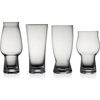 Ølglas 4 stk. fra Lyngby Glas - Clear farve - Krystalglas