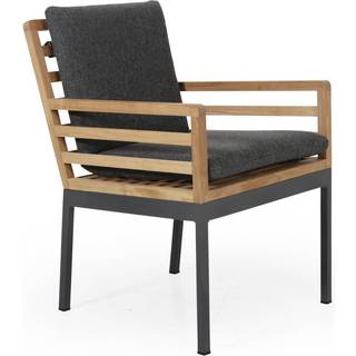 Brafab, Zalongo Spisebordsstol Grå/Teak Brafab