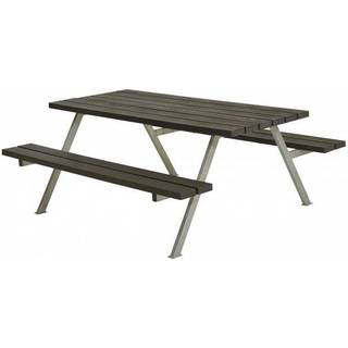 Plus Alpha Bord/Bænkesæt 177 cm - Gråbrun