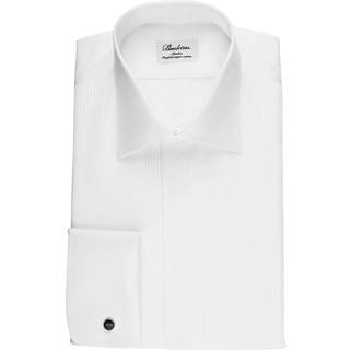 Stenstroms Slimline Dinner Shirt in White | Norton Barrie - 17.5"
