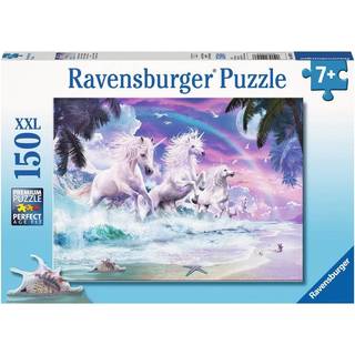 Ravensburger Puslespil Enhjørninger På Strand 150 Brikker