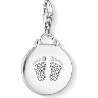 Thomas Sabo Charm - Charm Club - Coin Baby Fußabdruck - 1692-051-14 - silber